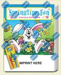 CS0480 Springtime Fun Coloring and Activity Book with Custom Imprint